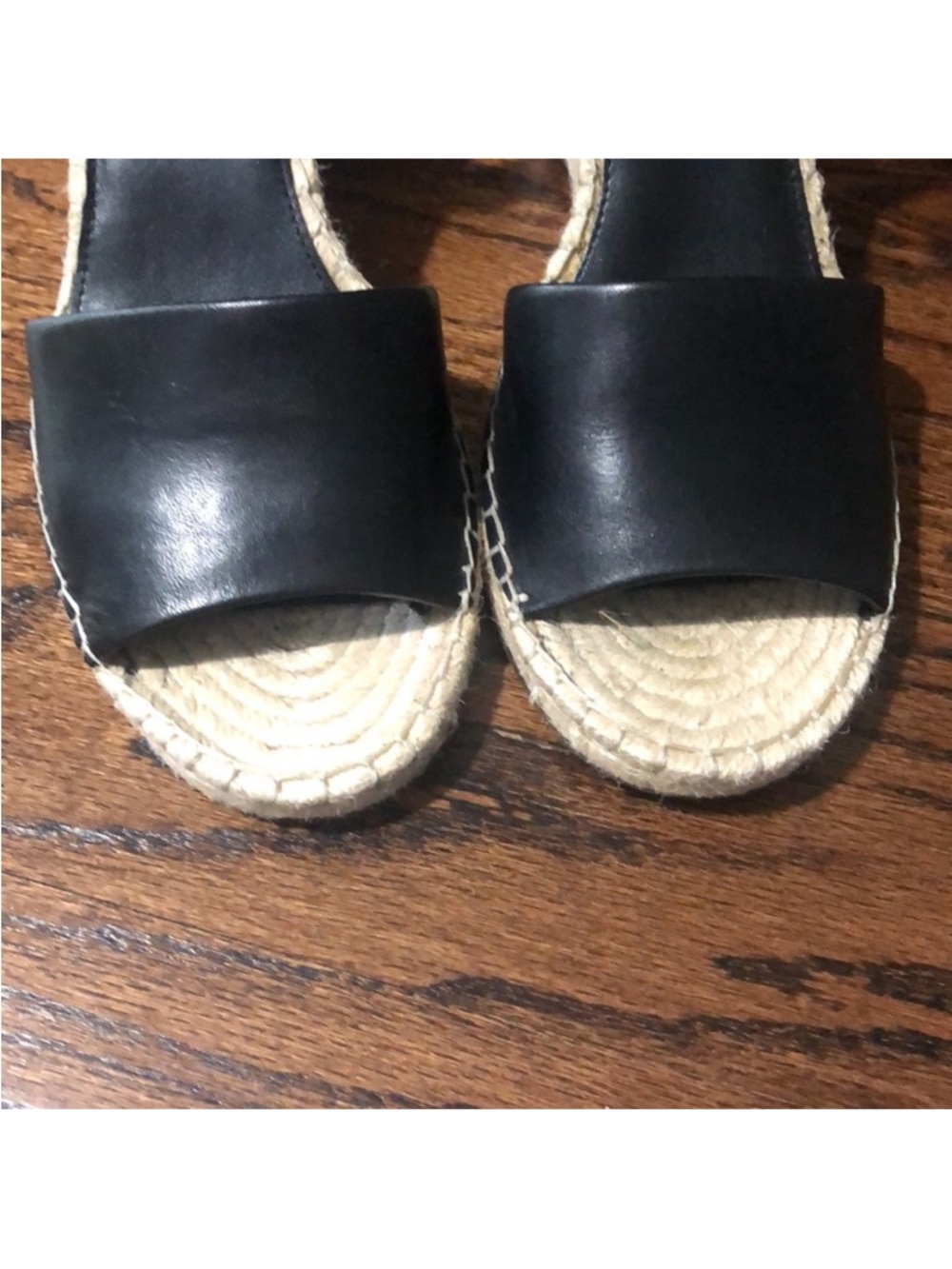 Vince Camuto Black Meddrina Ankle Strap Espadrille Sandal Size 10 - Picture 5 of 11